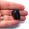 Black Obsidian Medium Crystal Tumbled Stone - 1 Pc