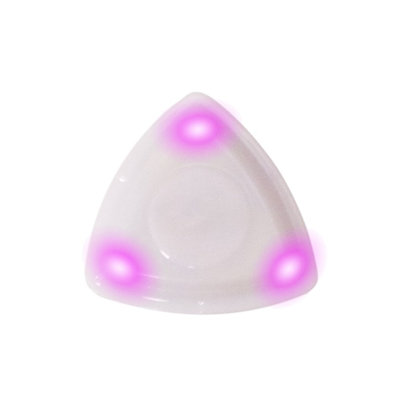 3 Pcs LED Guitar Pick White Green Purple Light Up
