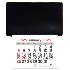 2025 Peel and Stick Up Adhesive Business Card Auto Car Truck Calendar (Black, Set of 50)