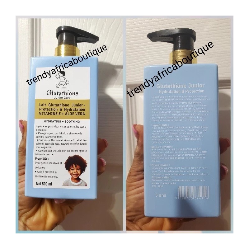 Glutathion Junior Care Protect & HYDRATE, Soothing Body Lotion. 8yrs