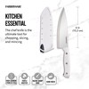 Farberware Edgekeeper Triple Riveted Chef Knife with Self-Sharpening Blade Cover,