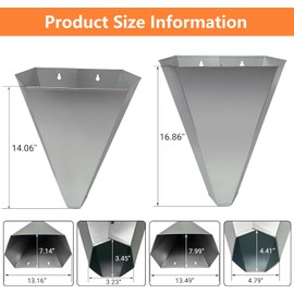Unbranded Chicken Duck Poultry Killing Processing Restraining Cone Funnel FREE US SHIPPING - 2M+2L sizes