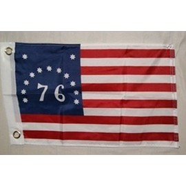 United States Historical Bennington 76 Flag 12 x 18 Inch USA Boat Flag 12x18 New