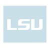 Craftique LSU Decal (WHT LSU Decal (3",4",6",12",18"), 6 in)