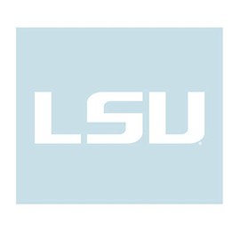 Craftique LSU Decal (WHT LSU Decal (3",4",6",12",18"), 6 in)
