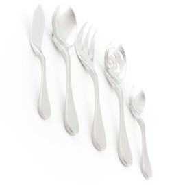 Knork Finish Serving, 5 Piece Set, Two Tone (Duo)