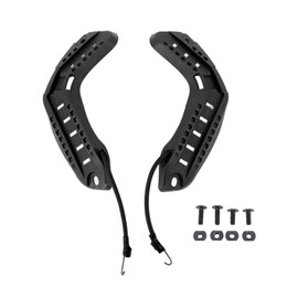Helmet Side Guide Rail ARC Helmet Mount Rail for Fast Helmet Accessories with Lanyard Mounting Screws Black