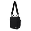 PackIt Freezable Crossbody Lunch Box, Black, Built with ECOFREEZE Technology,
