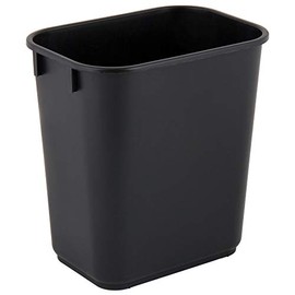 PRO&Family 10 Pack! 13 Qt. / 3 Gallon / 11 Liters Brown Rectangular Wastebasket.Trash Bin Kitchen Garbage Can Waste Basket Recycle Bin Office Trash Can