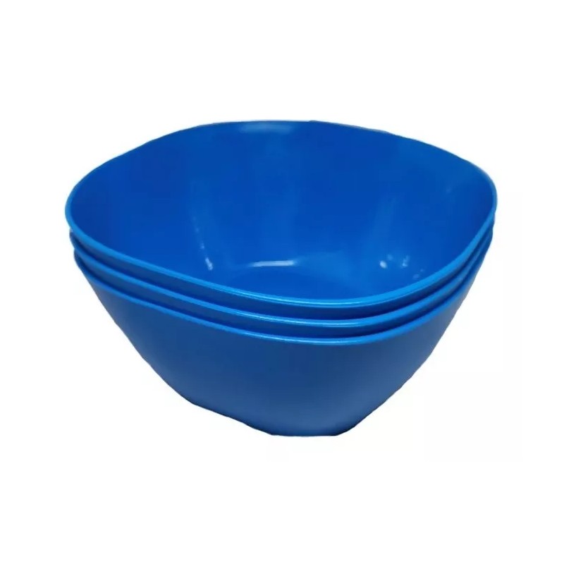 Boris 50 Tazones De Colores Bowl De Plastico 445ml