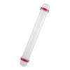 2pcs Plastic Rolling Pin, Thickness Rings Fondant Roller Tortilla Rolling