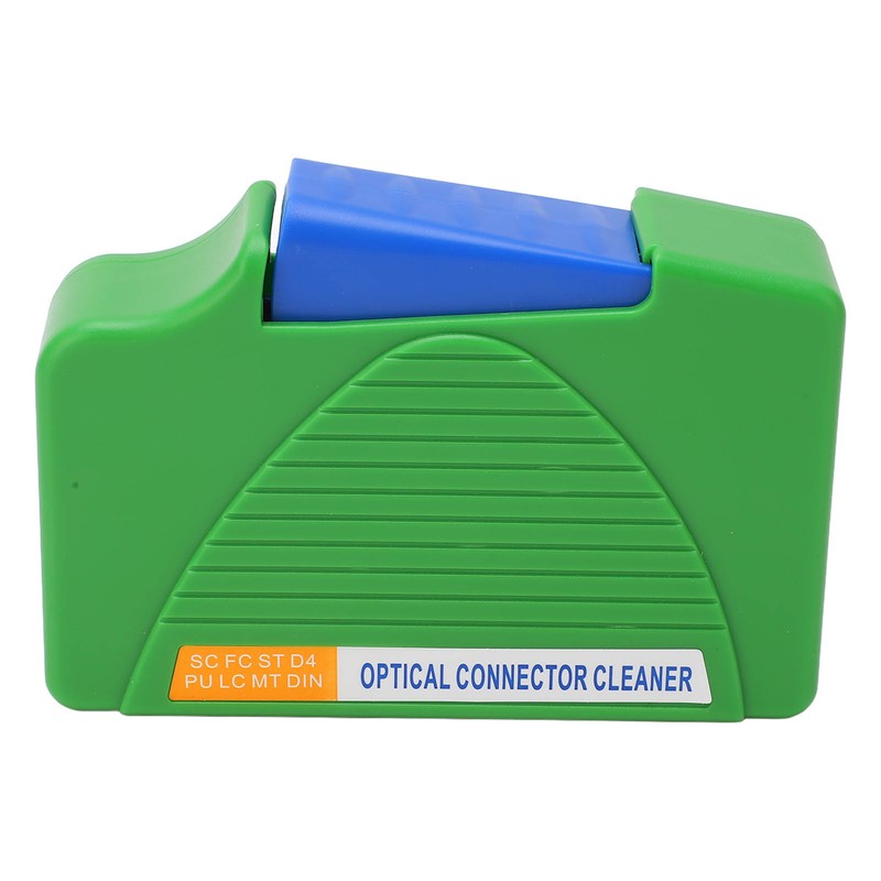 Fiber Optic Cleaning Box Efficient Optical Fiber Connector Cleaner ABS
