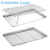 Tebery 304 Grade Stainless Steel Baking Rack 3-Tier Stackable Cooling