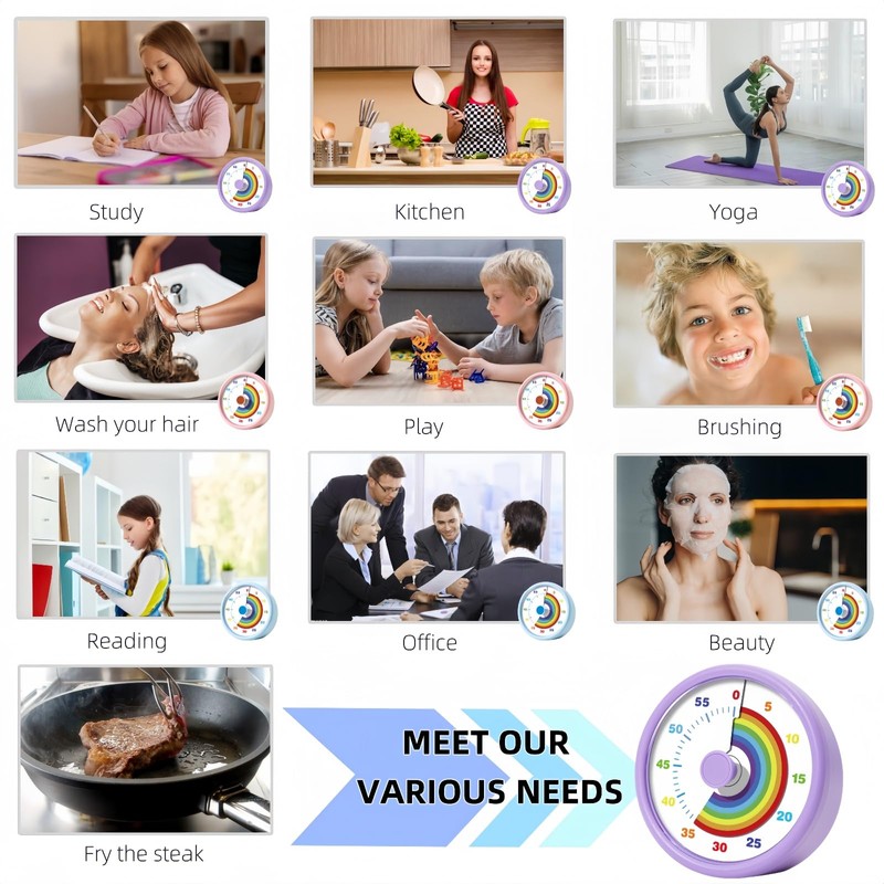 Visual Timer for Kids, 60 Minute Time Timer Kids Timer