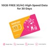 SIMPoYo 5G/4G High-Speed Data SIM Card |Free 10GB UK 30-DAY