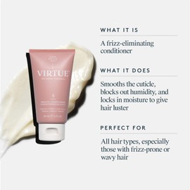 Virtue Smooth Conditioner, Frizz-control, Colour-safe, 60 ml