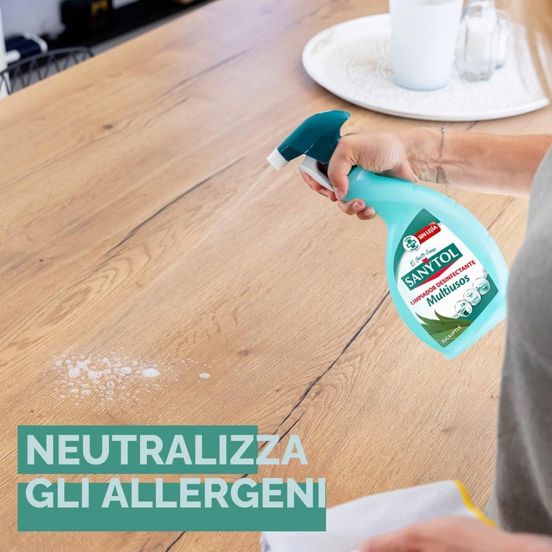 Sanytol - Detergente disinfettante multiuso con pistola a spruzzo -
