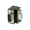 NFHK Adaptador VGA Macho a Hembra 15 Pines 270 Grados