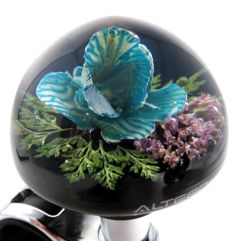 Auto Land Underwater Flower Handle Spinner Blue Steering Spinner Knob