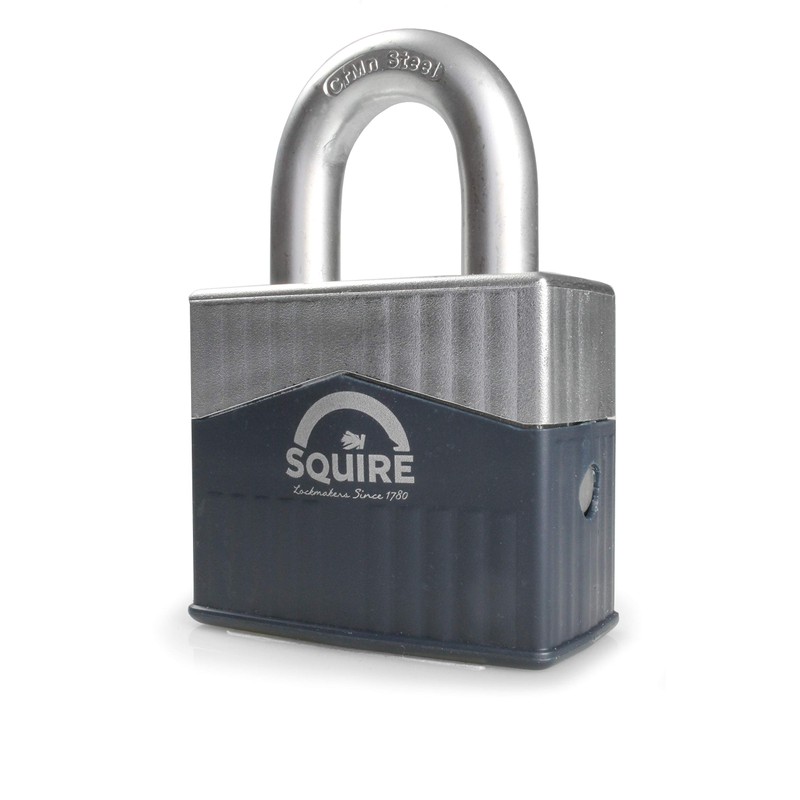 Henry Squire Warrior High-Security Open Shackle 5 Pin Cylinder Padlock,