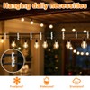 Flintronic Gutter Hooks for Outdoor Lights, 30 Pcs Plastic S