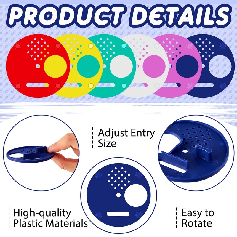 60 Pcs Plastic Bee Hive Box Entrance Gate 2.68 Inch