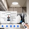 GONDSILY Rechargeable Motion Sensor Ceiling Light with Remote,Battery Powered Wireless