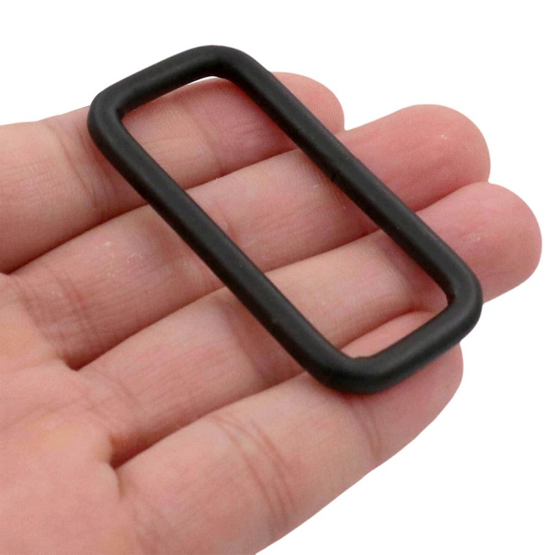 BIKICOCO Metal Rectangle Ring Buckles Square Strap Webbing Belt Rings