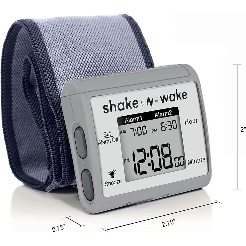 Tech Tools Vibrating Alarm Clock - Shake N Wake -