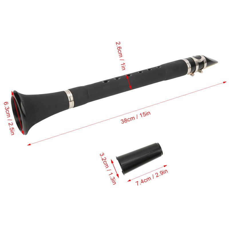 Clarinet Instrument Clarionet Kit with Mouthpiece Reeds Cork Grease Instrument