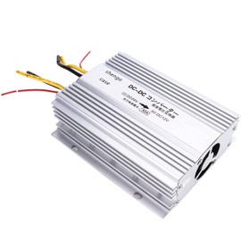 DC-DC Converter for Trucks, DC 24V to 12V, 30A, Deco Converter, DC Voltage Converter, Cooling Fan Included
