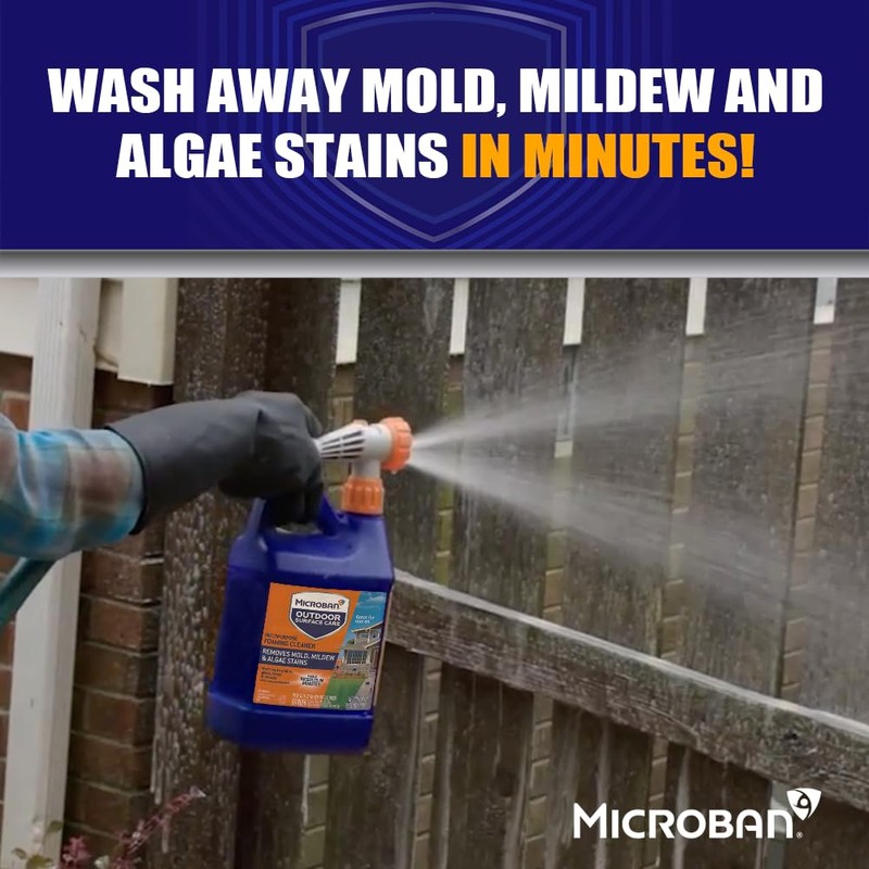 MICROBAN Outdoor Surface Care Multi-Purpose Foaming Cleaner