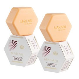 MAKARI Classic Acnyl Sulfur Soap 2-Pack (7 oz) | Clarifying Bar Soap for Blemish-Prone Skin | Helps Cleanse Pores & Balance Oil | For Oily & Combination Skin