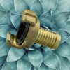 Garden Watering Solid Brass geka Style hosepipe Claw Fittings/connectors (Pack
