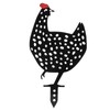 Chicken Hen Stake Hollow Animal Shape Decoration Outdoor Garden Lawn