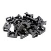 iexcell 100 Pcs Black 9 mm Cable Tie Base Saddle