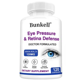 IOP & RETINA DEFENSE SUPPLEMENT - Improves vision health and brightens eyes by supporting healthy intraocular pressure levels, circulation and eye tissue, 1 pack, 60 tablets / 안압 및 망막방어 보충제 - 건강한 안압수준 순환 및 눈조직을 지원하여 시력건강을 개선하고 눈을 밝게 합니다, 1개, 60정