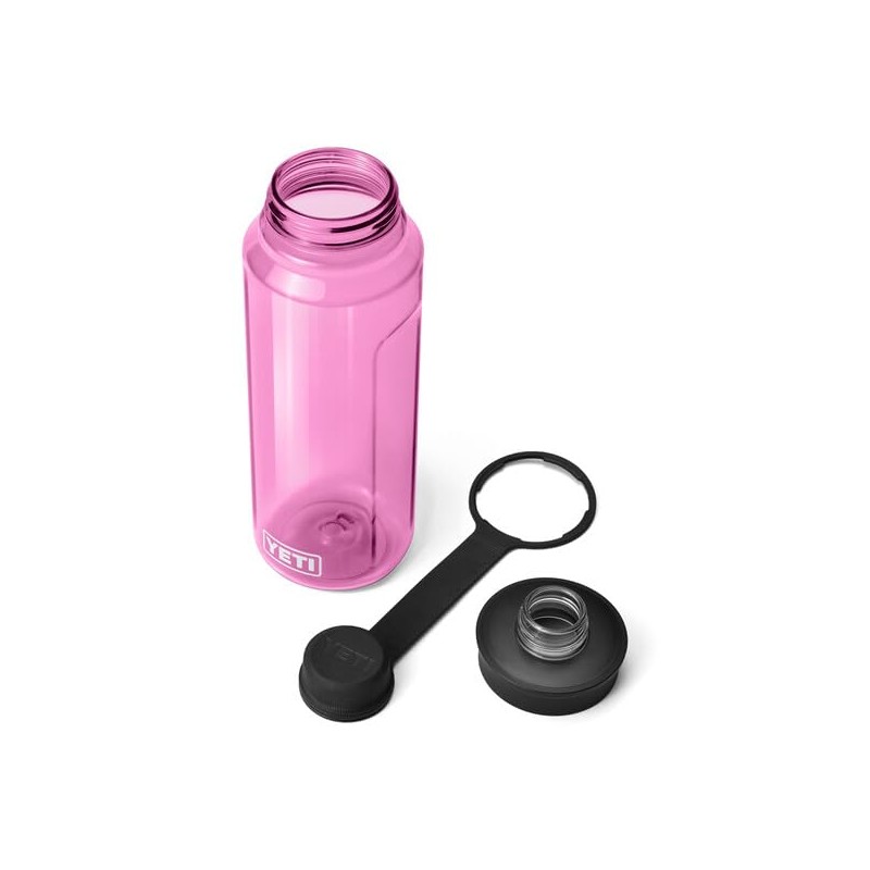 YETI Yonder Water Bottle with Tether Cap, Power Pink, 35