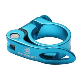 Boenoea Bicycle Quick Release Seatpost Clamp Anodised Aluminium Alloy 31.8mm/34.9mm