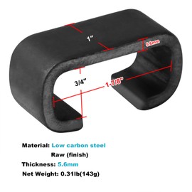 eoere 8 PCS Trailer Leaf Spring Hanger, Weld On Rear Slipper Springs, Fit 1-3/4" Springs