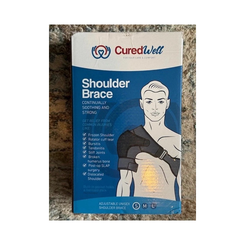 Shoulder Compression Sleeve Brace Rotator Cuff Relief Left Right Support