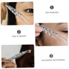 Outanaya Women Eyelid Tweezers Metal Eyelid Massage Tool for Gland