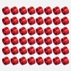 Unbranded 48X Red Engine Bolt Cover Caps Kit For Harley