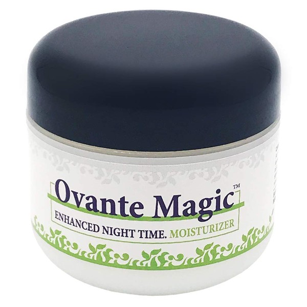 Ovante Magic Enhanced Moisturizing Night Cream For Demodex, Rosacea, Acne Prone Skin with Tea Tree Oil, Peptides, Vitamins, Hyaluronic acid - 2.0 OZ