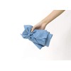 Sun Hertiness DUV-02-4 Denim-style Actress Hat, White, Head Circumference: 22.4