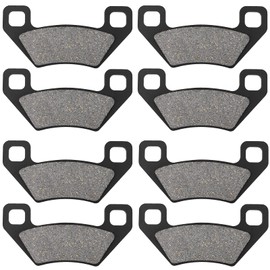 OuYi 4PCS Front and Rear brake pads for ARCTIC CAT SIDE X SIDE Wildcat 1000i GTi 2012 / Wildcat 1000 2013-2014 / Wildcat 1000 Ltd 2013-2014 / Wildcat 1000 X 2014 / XTZ 1000 H2 EFi Prowler 2009
