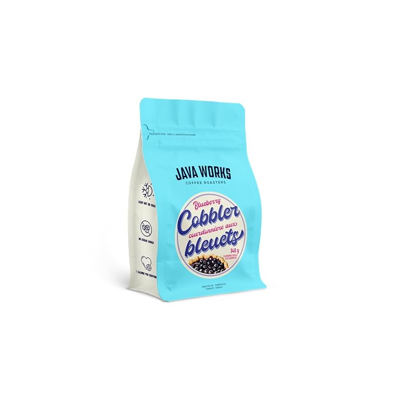 Java Works Coffee - Blueberry Cobbler Flavoured Coffee | 340