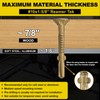 FMhotu #10 x 1-5/8" Trailer Deck Screws, Self-Tapping Sheet Wood