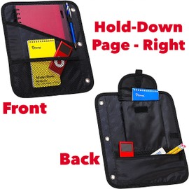 Case-it The Dual 2-in-1 Zipper Binder - Two 1.5 Inch D-Rings - Includes Pencil Pouch - Multiple Pockets - 600 Sheet Capacity - Comes with Shoulder Strap -Dual-101, Fire Engine Red
