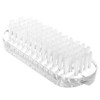 UTENEW 2 Pieces Plastic Nail Brush Two-sided Hand Cleaning Scrubbing